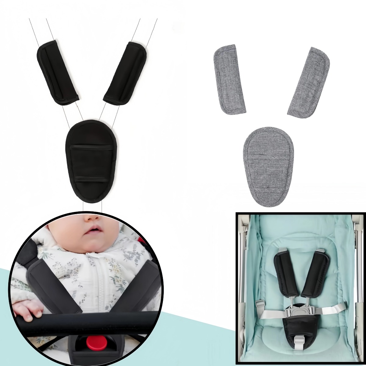 Protetores de Cinto de Seguran - Infant Car Seat Cover avaliação e preço