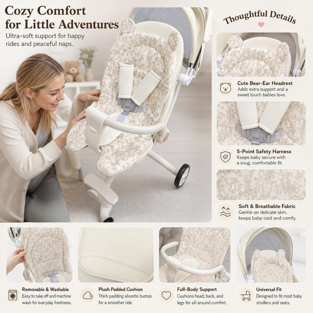 Almofada de Assento para Carri - Infant Car Seat Cover avaliação e preço